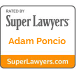Rated By Super Lawyers Adam Poncio SuperLawyers.com